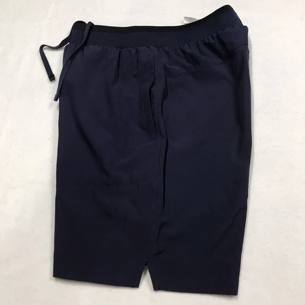 FABLETICS The One Short Men S 26W Navy Blue Lined Stretch Drawstring